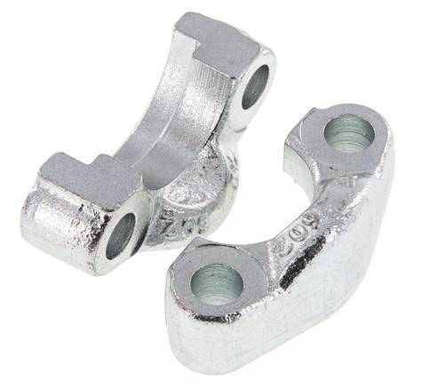 3/4'' SAE Brida Mitades 6000 PSI Acero ISO 6162-2