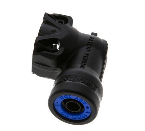 90deg ABC Push-In Connector Regular 10X1.25 - 90310105