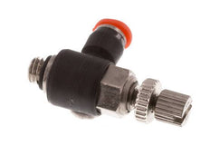 Silenciador de control de flujo Codo de entrada de medidor 3 mm - M5 Latón/PBT
