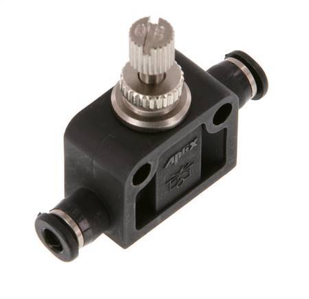 Silenciador de control de flujo Recto 3 mm Latón/PA 66