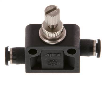 Silenciador de control de flujo Recto 3 mm Latón/PA 66