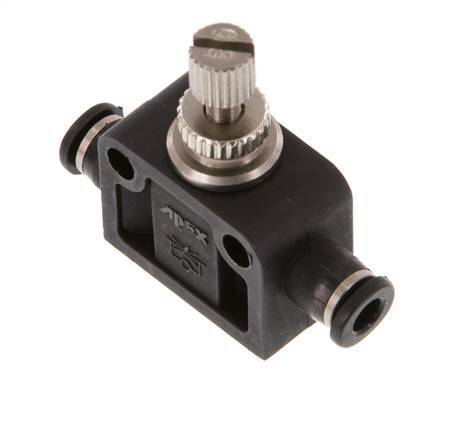 Silenciador de control de flujo Recto 3 mm Latón/PA 66