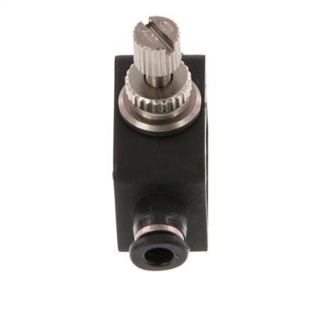 Silenciador de control de flujo Recto 3 mm Latón/PA 66