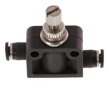 Silenciador de control de flujo Recto 3 mm Latón/PA 66