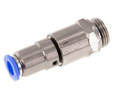 Junta giratoria rápida de 10 mm y G1/2'' Rosca macho de latón niquelado/PBT NBR giratorio