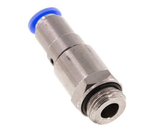 Junta giratoria rápida de 10 mm y G1/2'' Rosca macho de latón niquelado/PBT NBR giratorio
