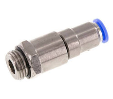 Junta giratoria rápida de 10 mm y G1/2'' Rosca macho de latón niquelado/PBT NBR giratorio