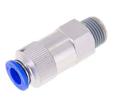 Válvula de retención de 12mm y R1/2'' macho de aluminio 0.2-10bar (3-145psi) con rosca para manguera