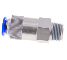 Válvula de retención de 12mm y R1/2'' macho de aluminio 0.2-10bar (3-145psi) con rosca para manguera