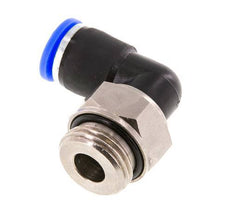 Codo de 10 mm y G1/2'' Junta giratoria con rosca macho de latón niquelado/PBT NBR giratorio