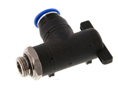 Válvula de bola de codo de 2 vías 12 mm - G3/8'' Plástico/Latón