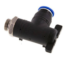 Válvula de bola de codo de 2 vías 12 mm - G3/8'' Plástico/Latón