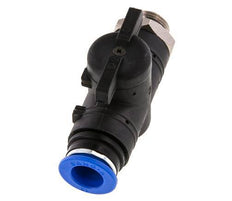 Válvula de bola recta de 2 vías 12 mm - G3/8'' Plástico/Latón