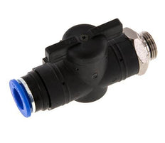 Válvula de bola recta de 2 vías 12 mm - G3/8'' Plástico/Latón