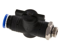 Válvula de bola recta de 2 vías 12 mm - G3/8'' Plástico/Latón