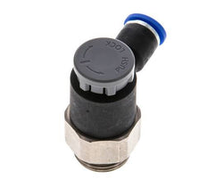 Válvula reguladora de caudal Codo de salida de contador 6 mm - G3/8'' Latón/PA 66 Tuerca de seguridad