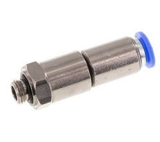 Junta giratoria rápida de 8mm y G1/8'' Roscas macho de latón niquelado/PBT NBR Giratorio