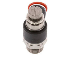 Silenciador de control de flujo Codo de entrada del medidor 10 mm - G3/8'' Latón/PA 66