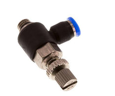 Silenciador de control de flujo Codo de salida del medidor 3 mm - M5 Latón/PBT