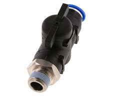 Válvula de bola recta de 2 vías 12 mm - R3/8'' Plástico/Latón