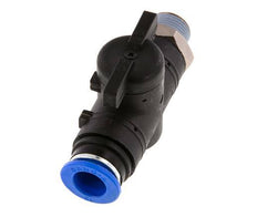 Válvula de bola recta de 2 vías 12 mm - R3/8'' Plástico/Latón