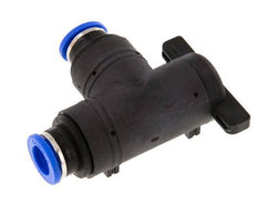 Válvula de bola de codo de 2 vías 10 mm plástico/latón