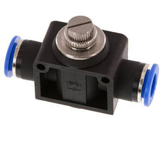 Silenciador de control de flujo Recto 12 mm Latón/PA 66