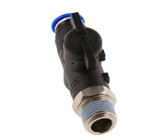 Válvula de bola recta de 2 vías 12 mm - R1/2'' Plástico/Latón
