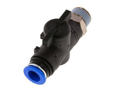Válvula de bola recta de 2 vías 12 mm - R1/2'' Plástico/Latón