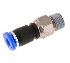Junta giratoria de 4mm y R1/8'' Roscas macho de latón niquelado/PBT NBR Giratorio