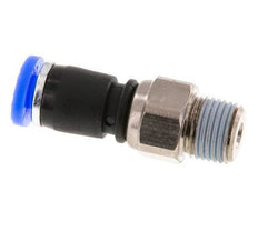 Junta giratoria de 4mm y R1/8'' Roscas macho de latón niquelado/PBT NBR Giratorio