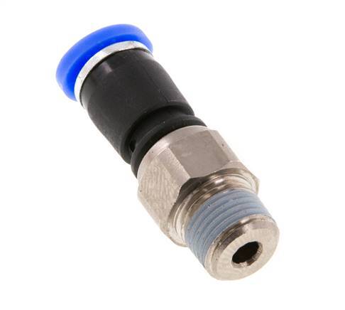 Junta giratoria de 4mm y R1/8'' Roscas macho de latón niquelado/PBT NBR Giratorio