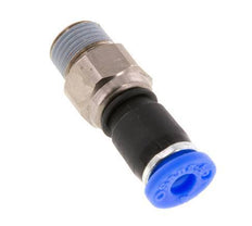 Junta giratoria de 4mm y R1/8'' Roscas macho de latón niquelado/PBT NBR Giratorio