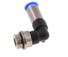 Racor rápido 8mm y G3/8'' Codo autoblocante macho Latón/PBT 0-10bar (0-145psi)