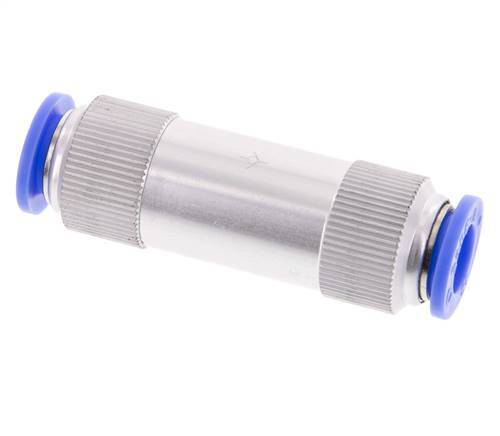 Válvula de retención Push-In 12mm Aluminio 0.2-10bar (3-145psi)