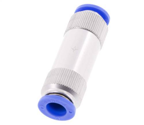 Válvula de retención Push-In 12mm Aluminio 0.2-10bar (3-145psi)