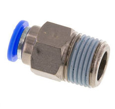 Racor rápido de 10 mm y R1/2'' macho con cierre automático de latón/PBT 0-10bar (0-145psi)