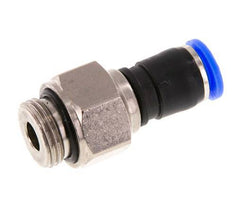 Junta giratoria de 8mm y G3/8'' Roscas macho de latón niquelado/PBT NBR Giratorio