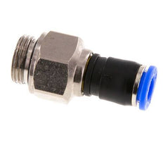 Junta giratoria de 8mm y G3/8'' Roscas macho de latón niquelado/PBT NBR Giratorio