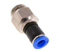 Junta giratoria de 8mm y G3/8'' Roscas macho de latón niquelado/PBT NBR Giratorio