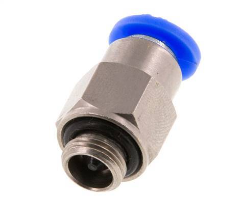 Racor rápido de 6 mm y G1/8'' macho con cierre automático de latón/PBT 0-10bar (0-145psi) [2 piezas]