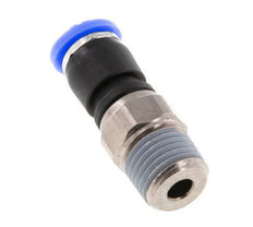 Junta giratoria de 6 mm y R1/4'' Rosca macho de latón niquelado/PBT NBR giratorio