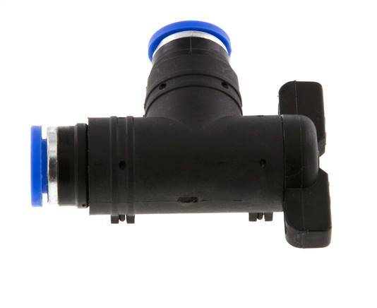 Válvula de bola de codo de 2 vías 8 mm plástico/latón