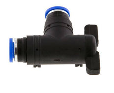 Válvula de bola de codo de 2 vías 8 mm plástico/latón