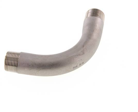 Tubo acodado 90deg R3/4'' Acero inoxidable 16bar (224.8psi)