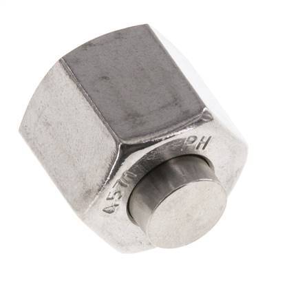 End Cap G1/4'' Stainless steel with External Hex 60° cone 575bar (8078.75psi) Hydraulic