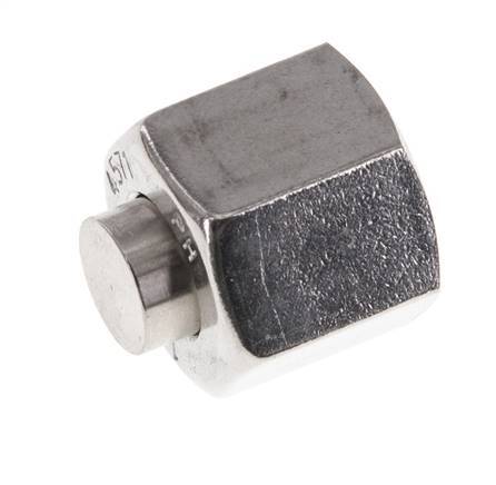 End Cap G1/4'' Stainless steel with External Hex 60° cone 575bar (8078.75psi) Hydraulic