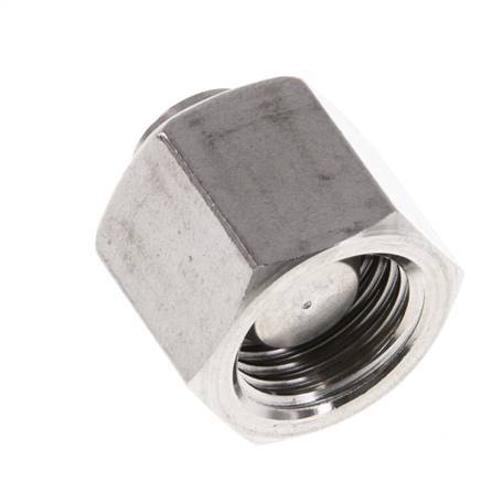 End Cap G1/4'' Stainless steel with External Hex 60° cone 575bar (8078.75psi) Hydraulic