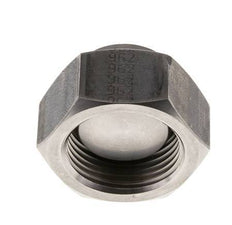 End Cap G1'' Stainless steel with External Hex 60° cone 150bar (2107.5psi) Hydraulic