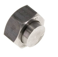 End Cap G1'' Stainless steel with External Hex 60° cone 150bar (2107.5psi) Hydraulic
